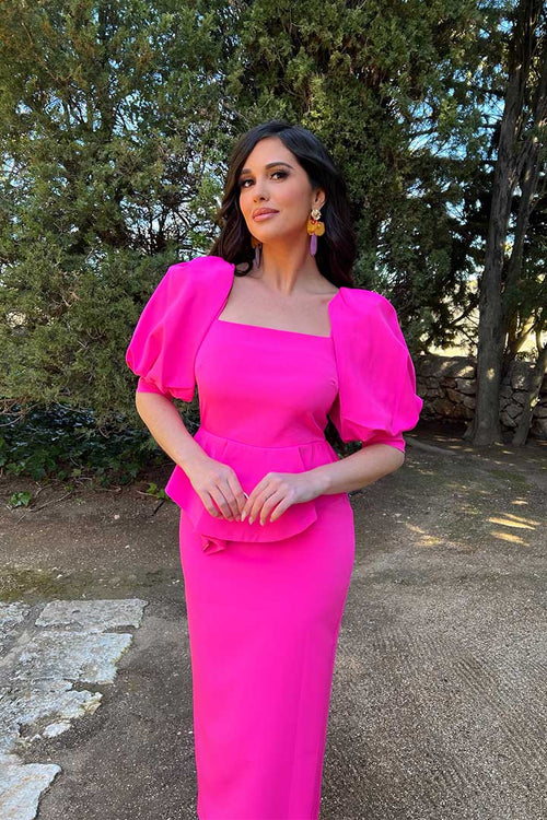 Vestido Nia Fucsia