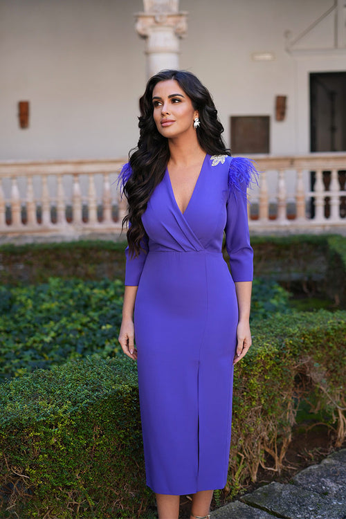 Vestido Clotilda Morado