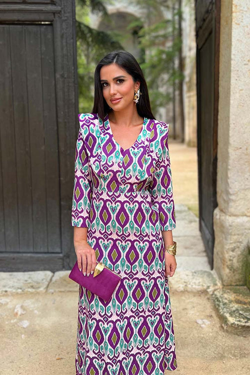 Vestido Marieta Morado