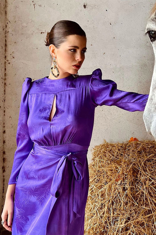 Vestido Gine Morado