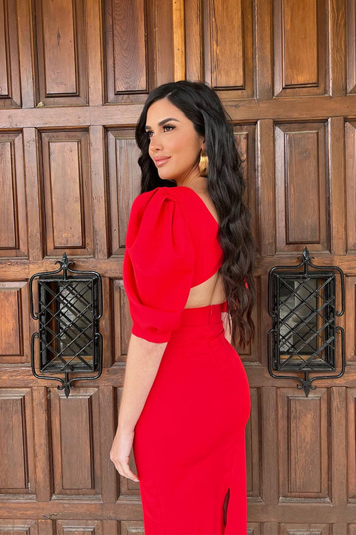 Vestido Alva Rojo