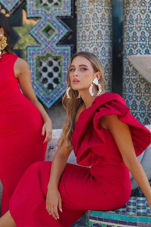 Vestido Deep Red