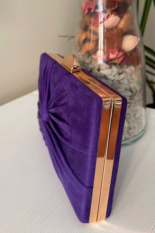 Bolso Nudo Morado